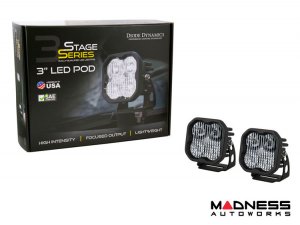 Ford Bronco Light Upgrade - LED Ditch Light Kit - Stage Series - Sport - Yellow Ford Bronco Light Upgrade - LED Ditch Light Kit - Stage Series - Sport - Yellow